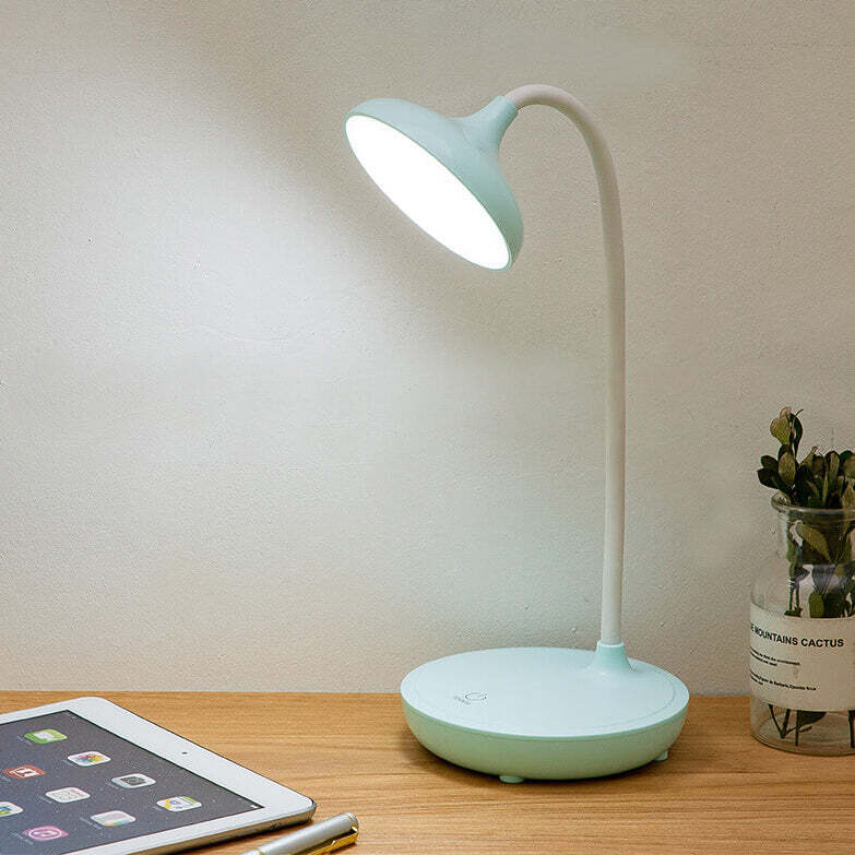 Modern Macaron Touch Multifunctional Rechargeable LED Desk Lamp