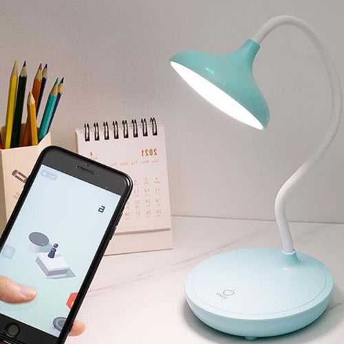 Modern Macaron Touch Multifunctional Rechargeable LED Desk Lamp