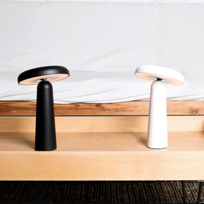 Mushroom LED Table Lamp - Tiltable Lampshade & Stepless Dimmable Touch Control Night Light